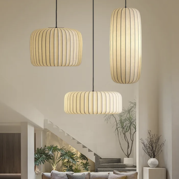 Elegant Soft Silk Pleated Ceiling Lamp: A Stylish Lighting Solution
