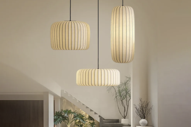 Elegant Soft Silk Pleated Ceiling Lamp: A Stylish Lighting Solution