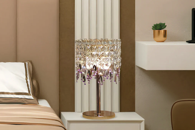 Enhance Your Master Bedroom with a Crystal Table Lamp