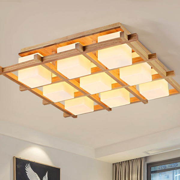 Japanese-inspired Acrylic LED Ceiling Lamp