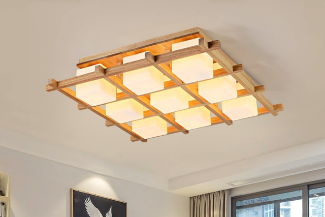 Japanese-inspired Acrylic LED Ceiling Lamp