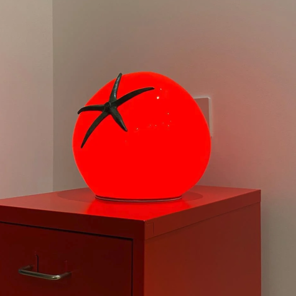 Add a Pop of Color with a Decorative LED Tomato Table Lamp