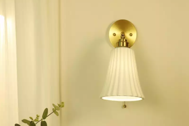 Illuminate Your Space with Trumpet Ceramic Wall Lamp