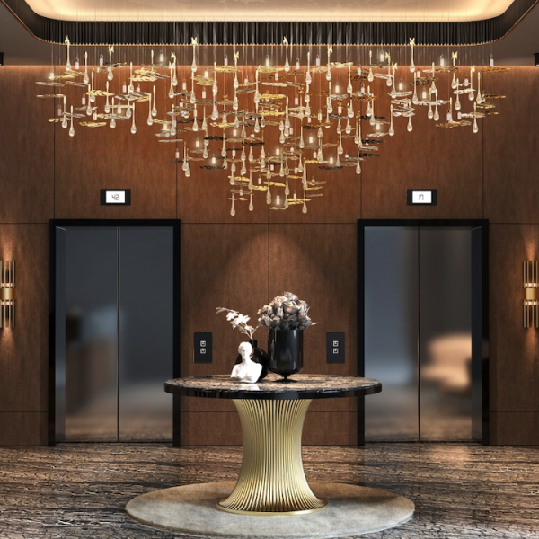 Enhance Your Hotel Lobby with a Stunning Crystal Chandelier