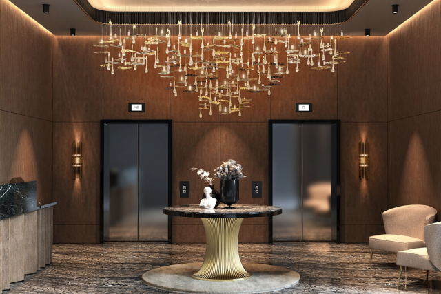 Enhance Your Hotel Lobby with a Stunning Crystal Chandelier