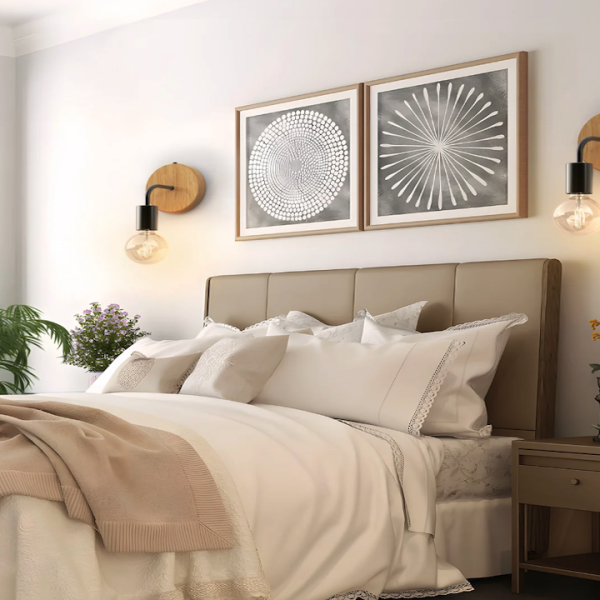 Enhance Your Bedroom Decor with Linen Wall Sconces